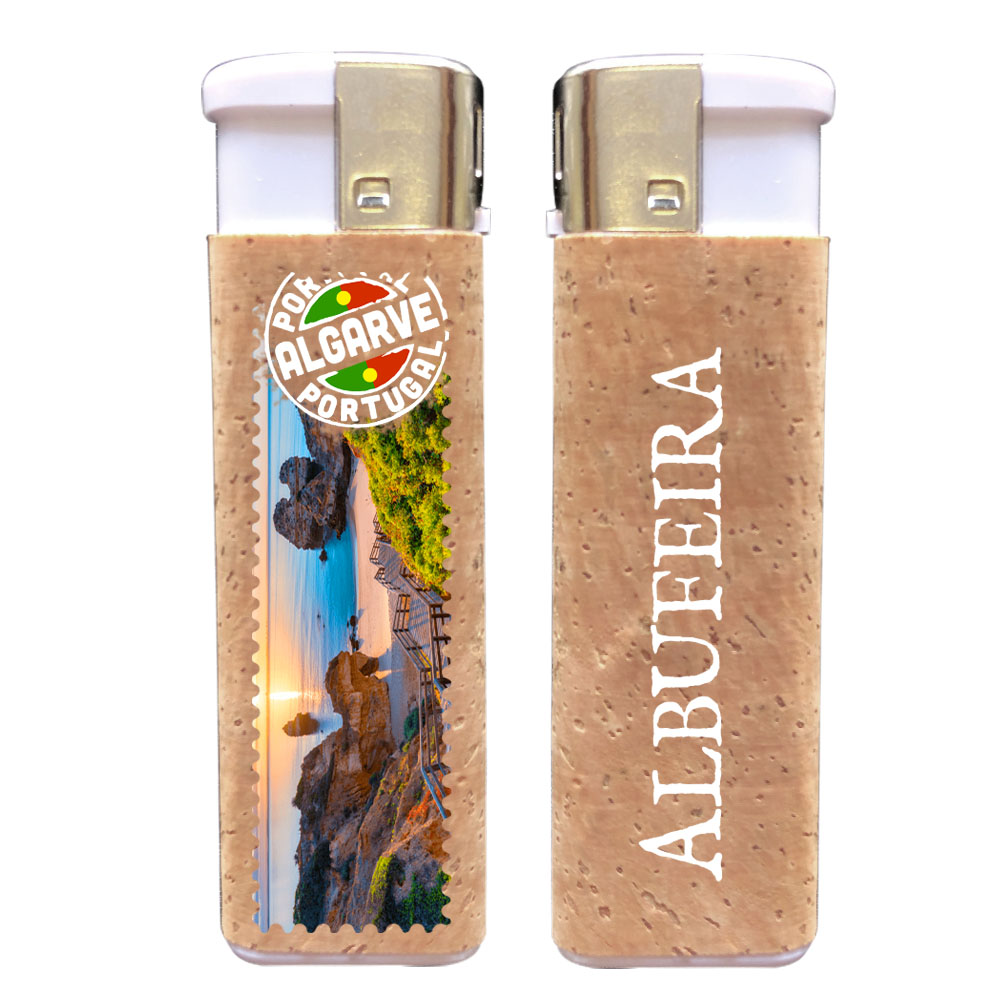 Lighter with cork