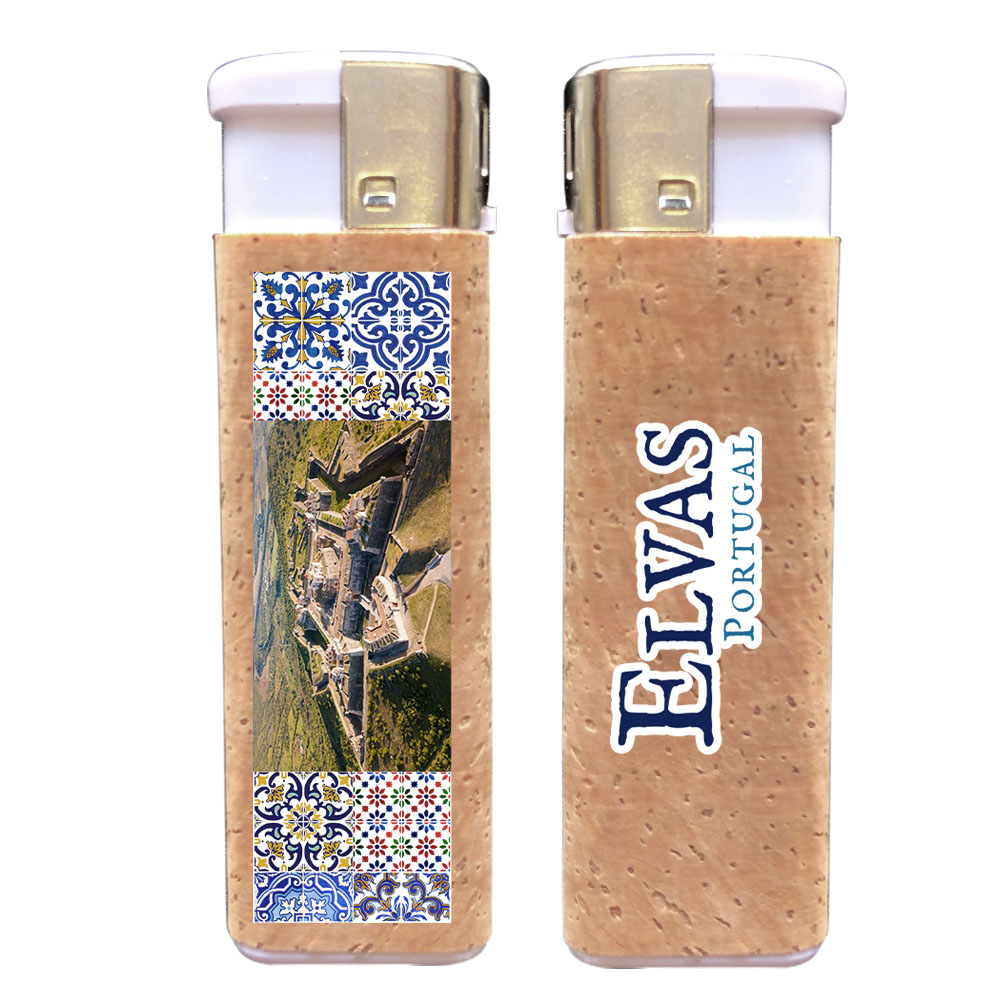 Lighter with cork