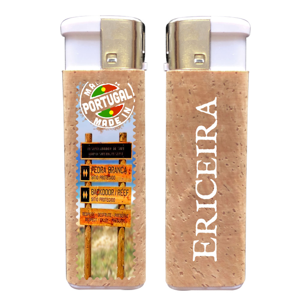 Lighter with cork