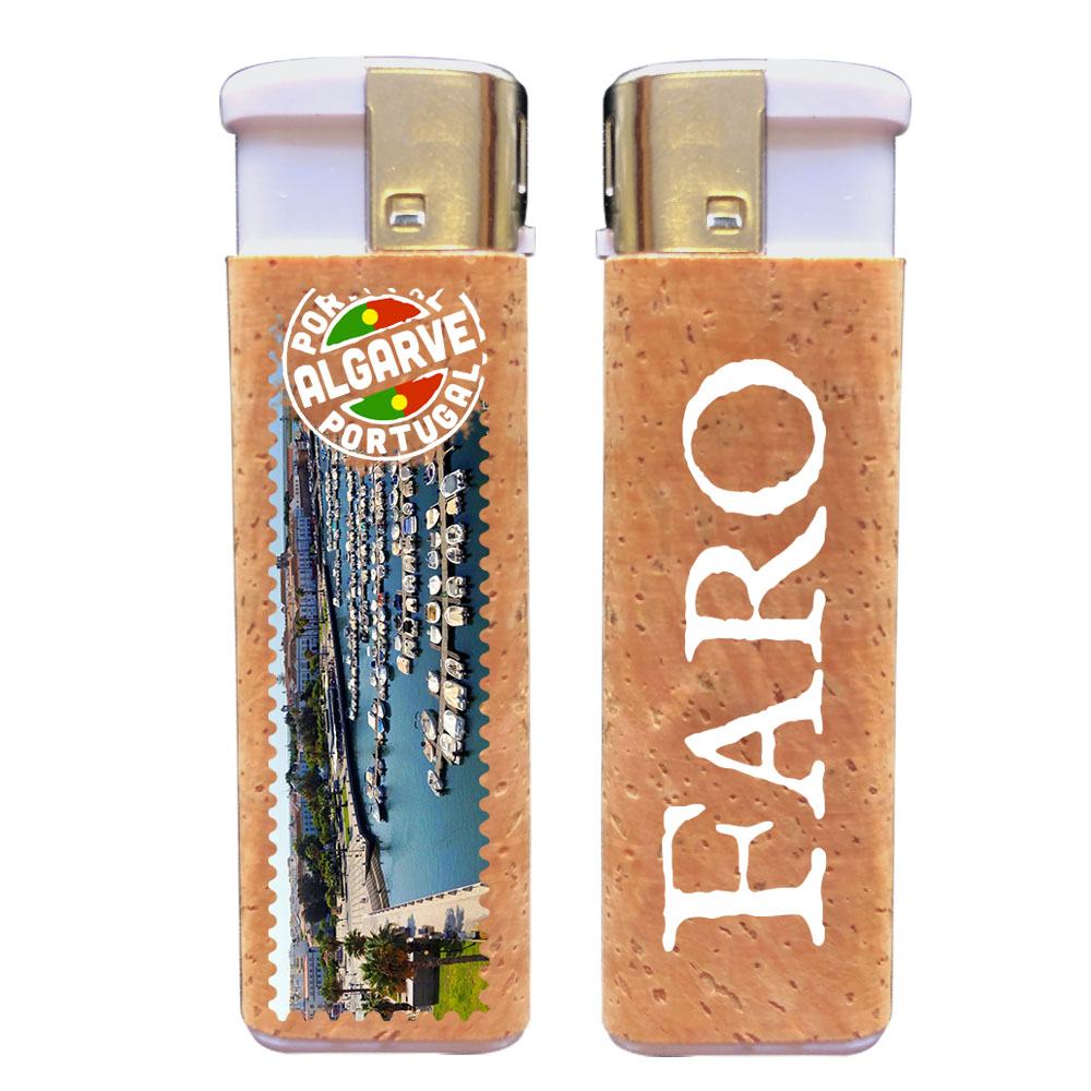 Lighter with cork