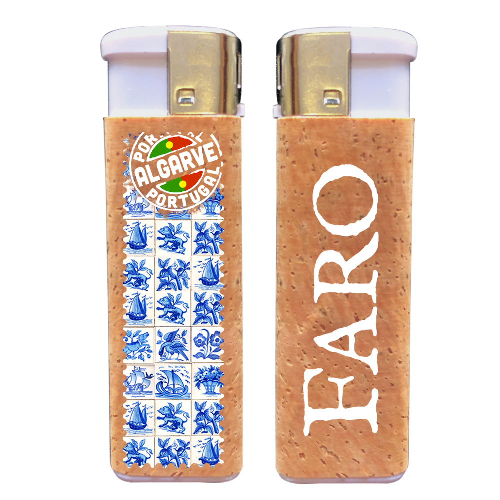 Lighter with cork