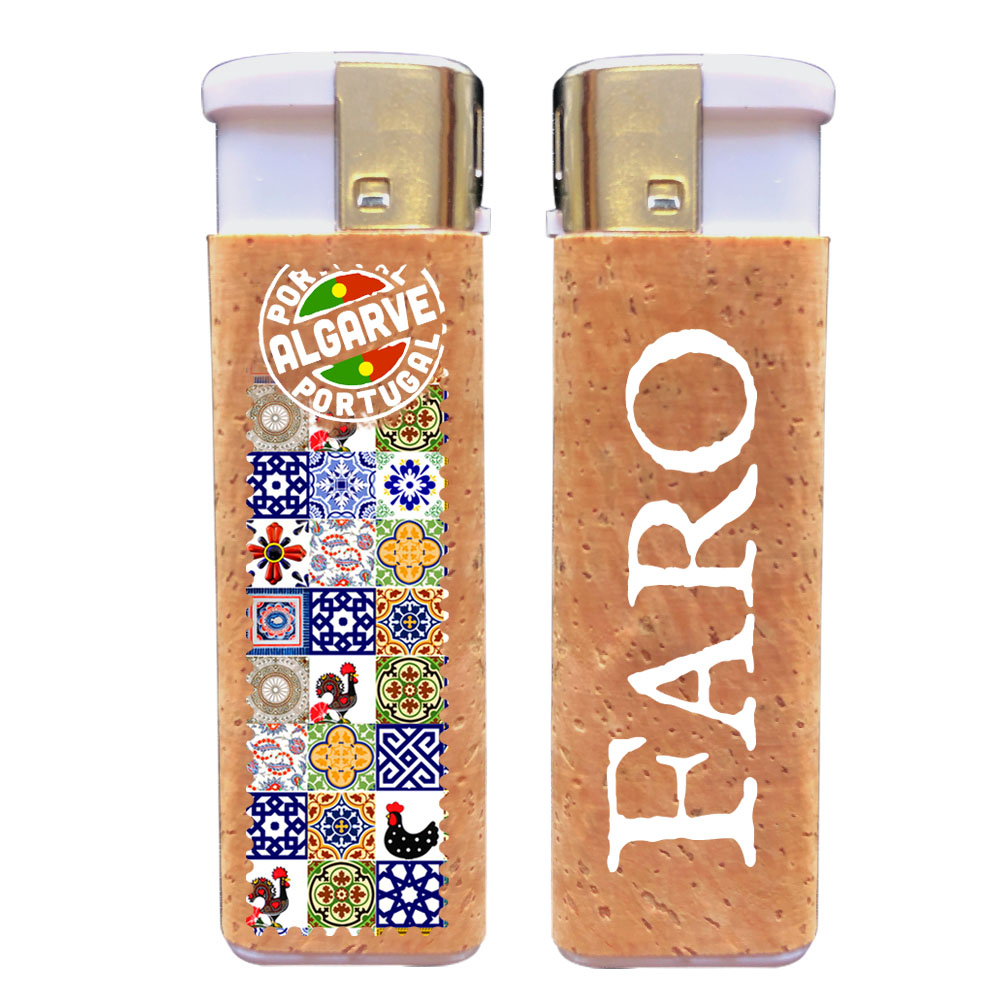 Lighter with cork