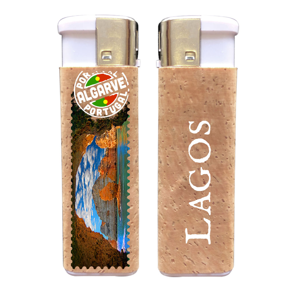 Lighter with cork