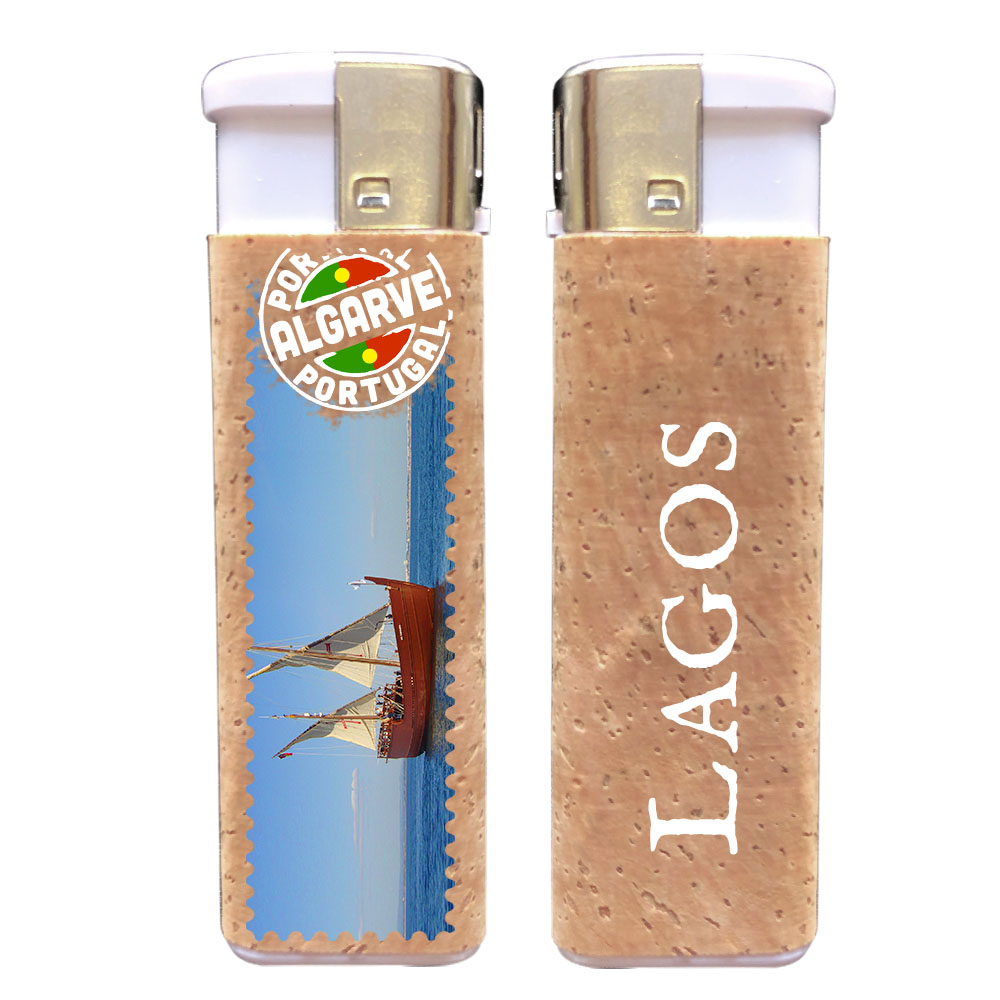 Lighter with cork