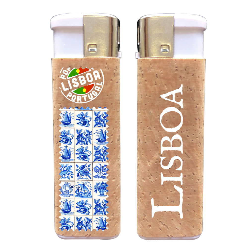 Lighter with cork