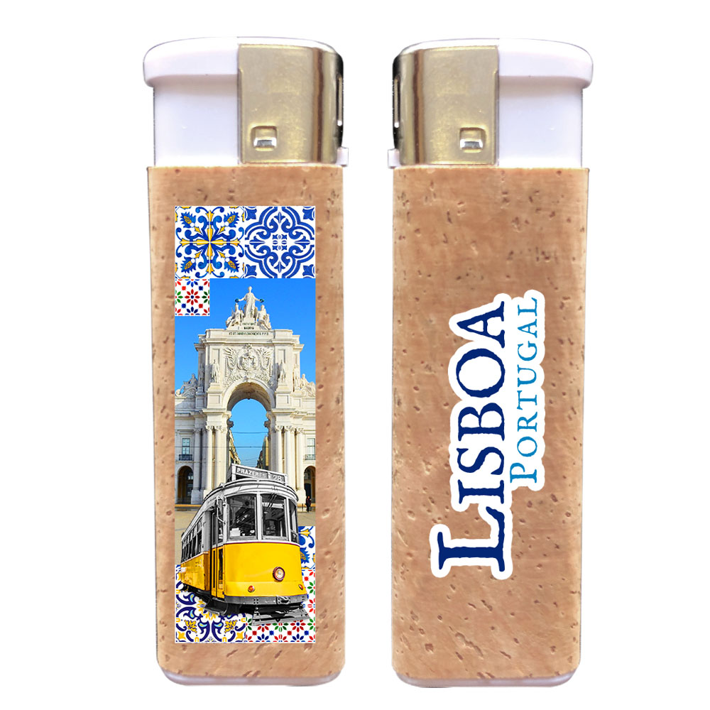 Lighter with cork