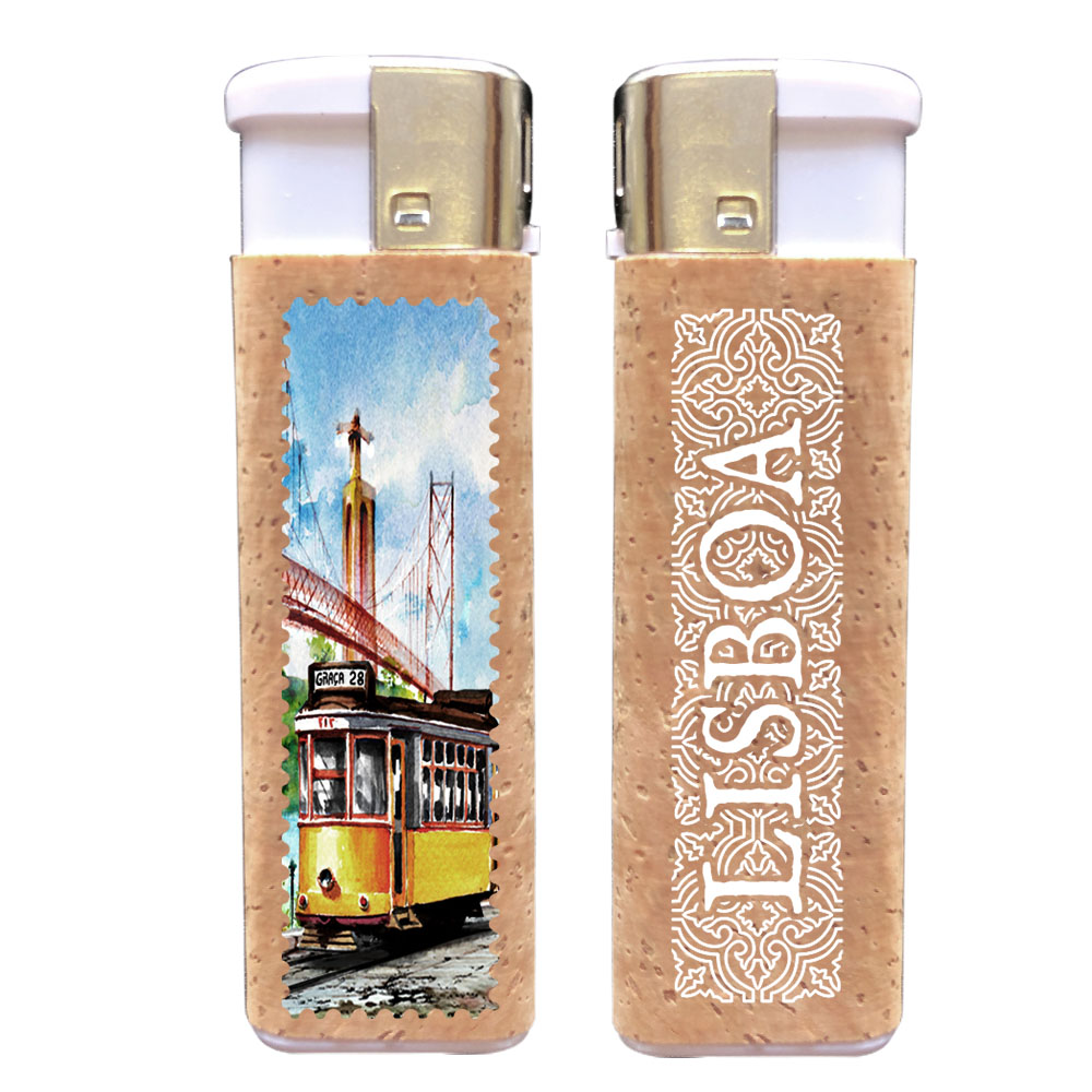 Lighter with cork