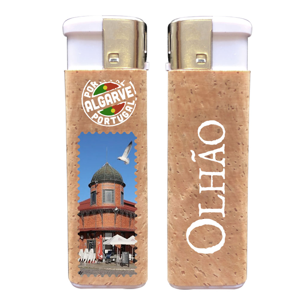 Lighter with cork
