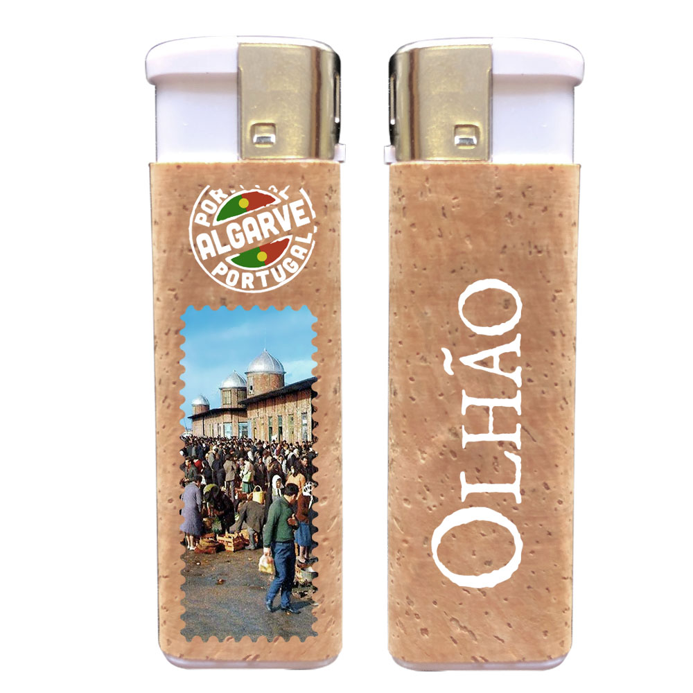 Lighter with cork