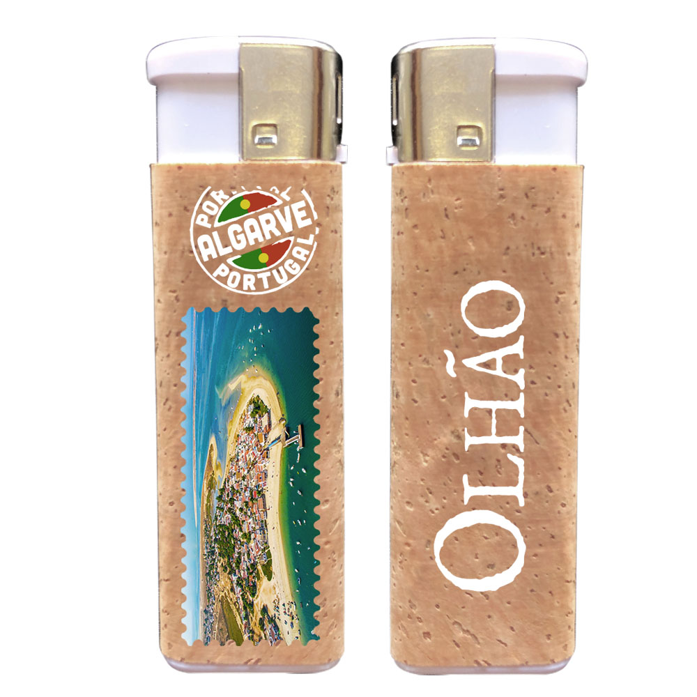 Lighter with cork