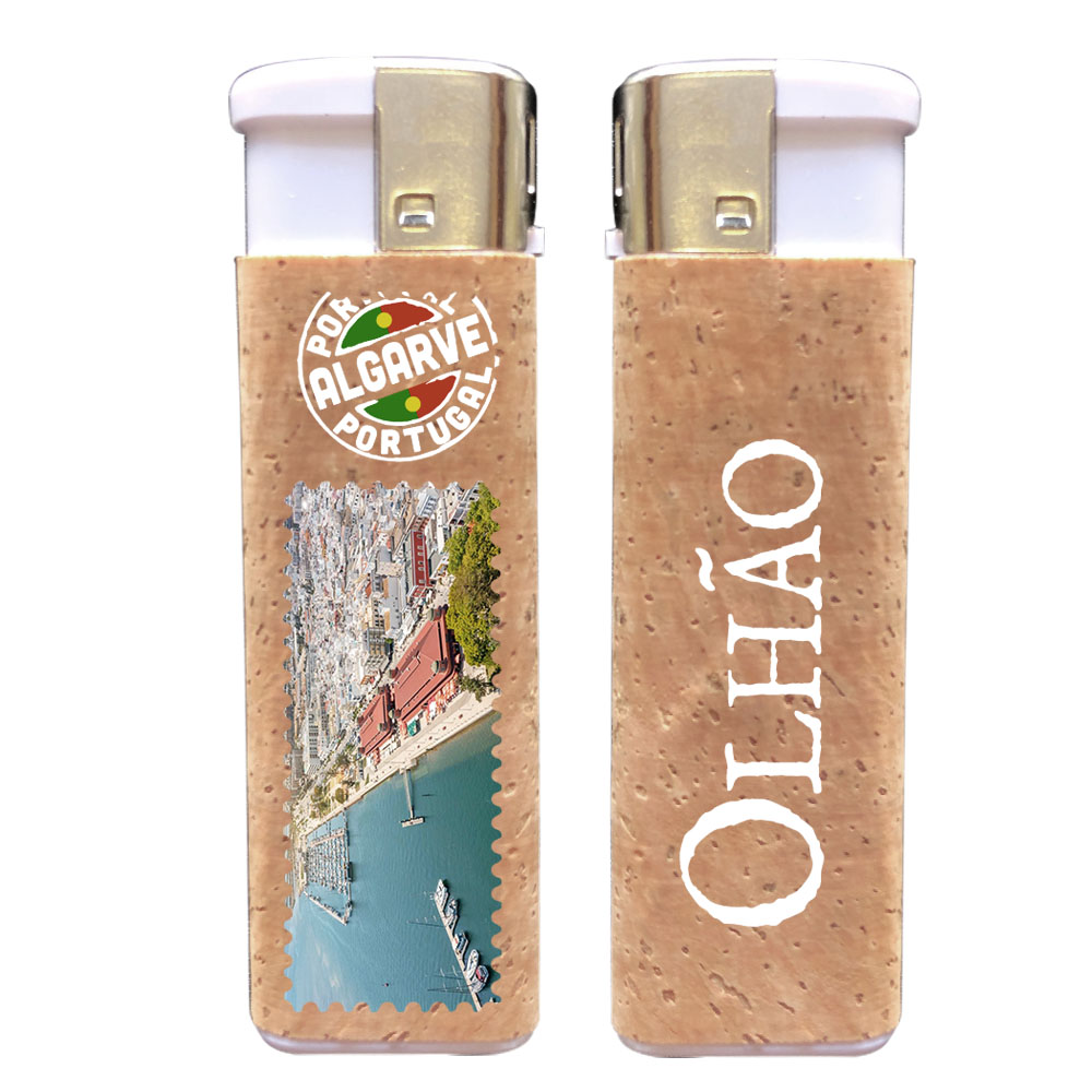 Lighter with cork