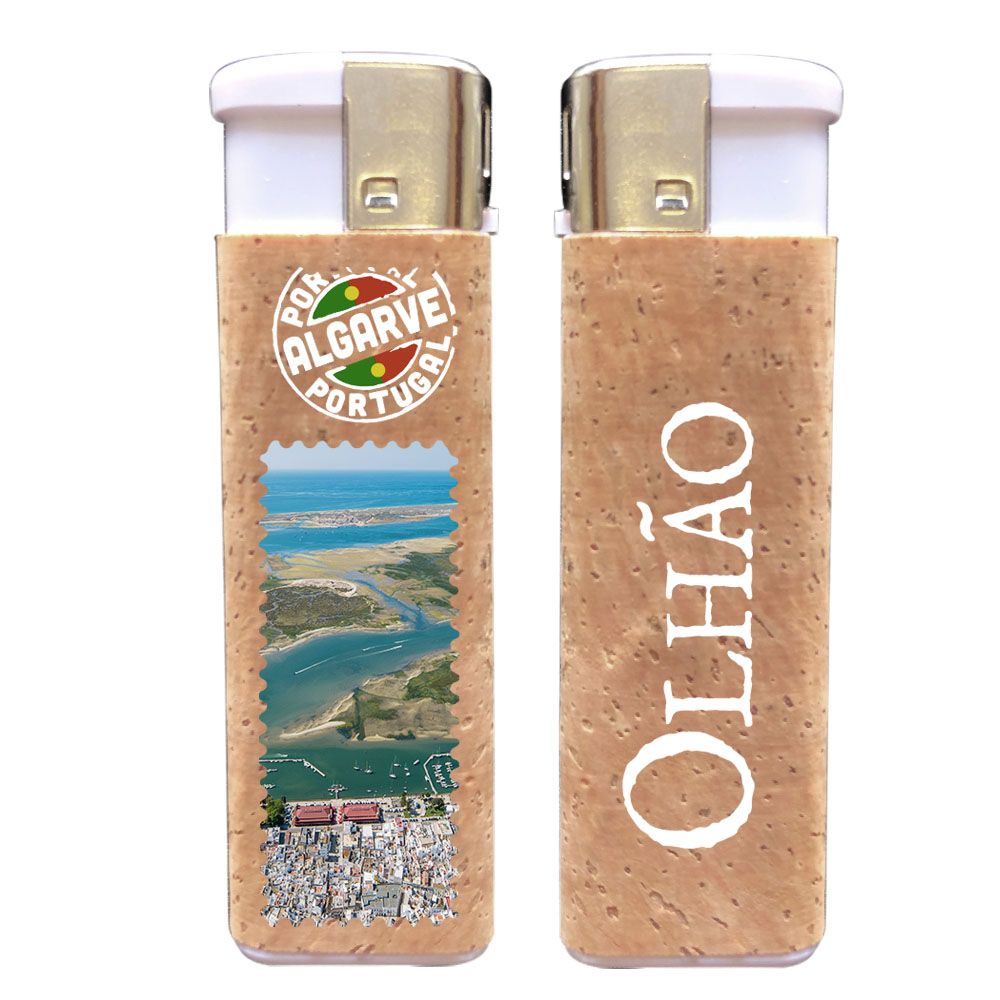 Lighter with cork