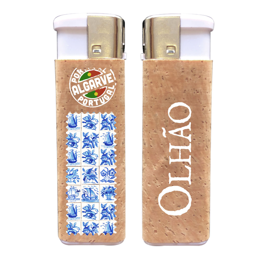 Lighter with cork