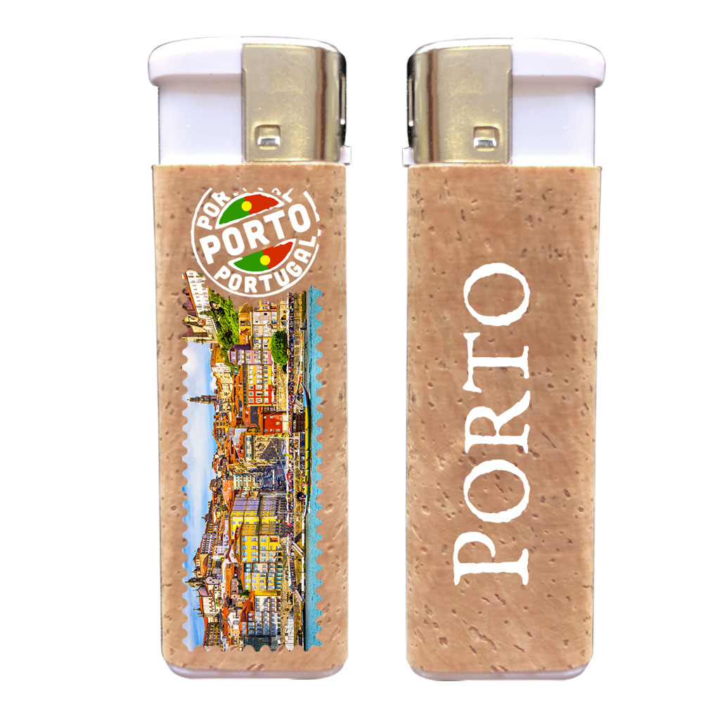 Lighter with cork
