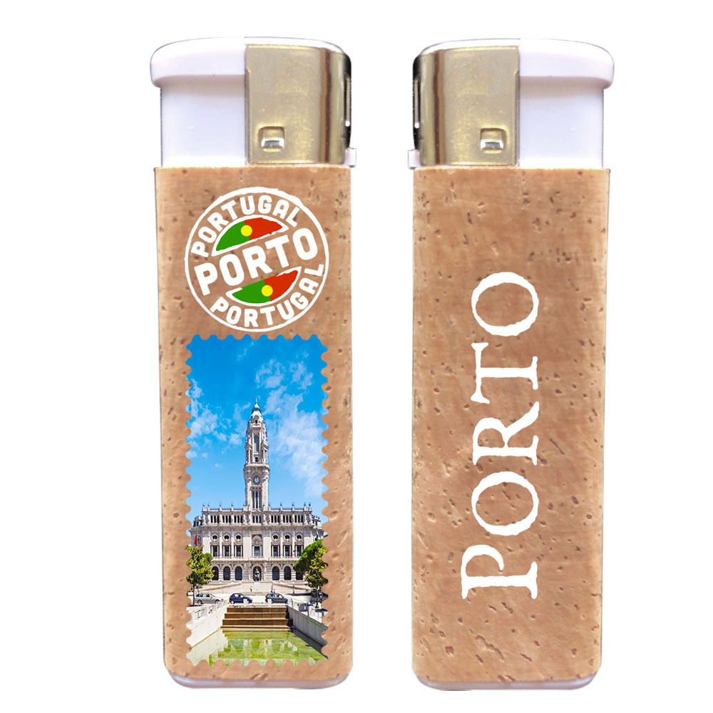 Lighter with cork