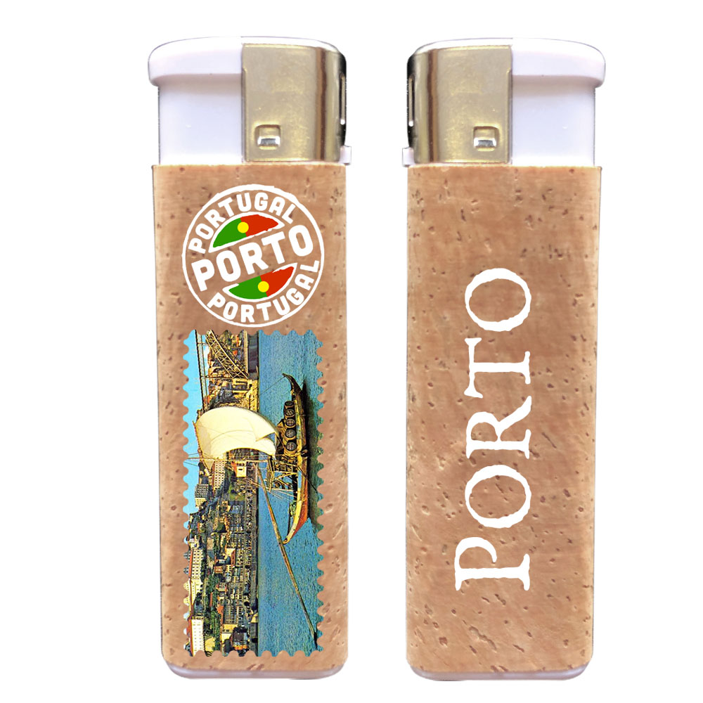 Lighter with cork