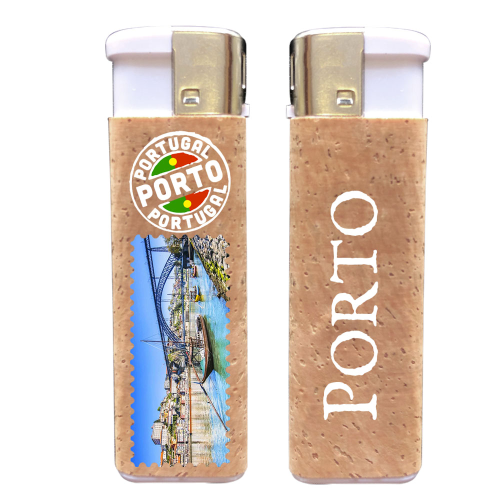 Lighter with cork