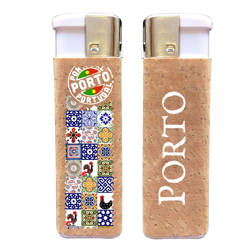 Lighter with cork