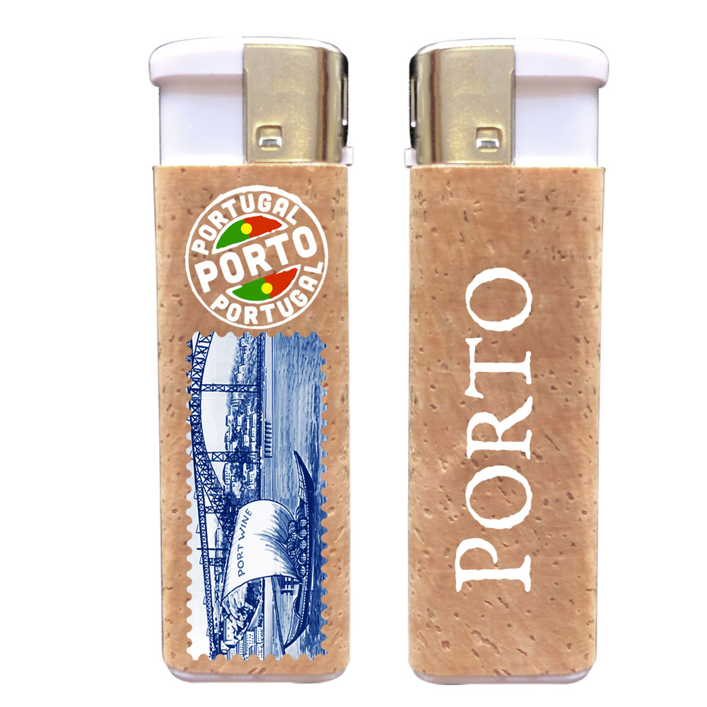 Lighter with cork