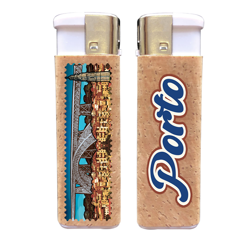 Lighter with cork