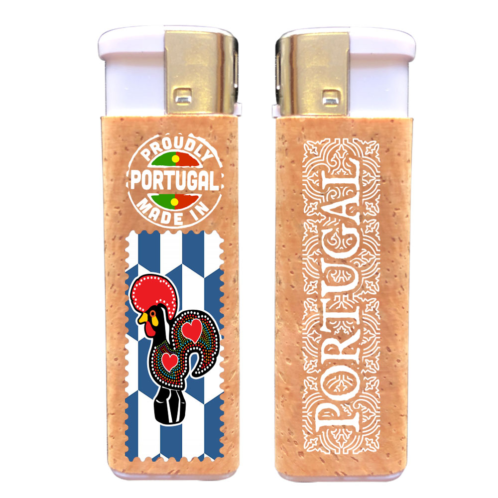 Lighter with cork