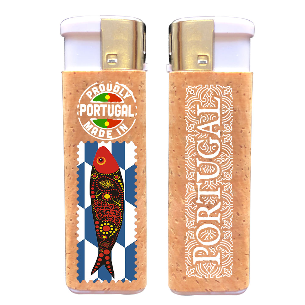 Lighter with cork