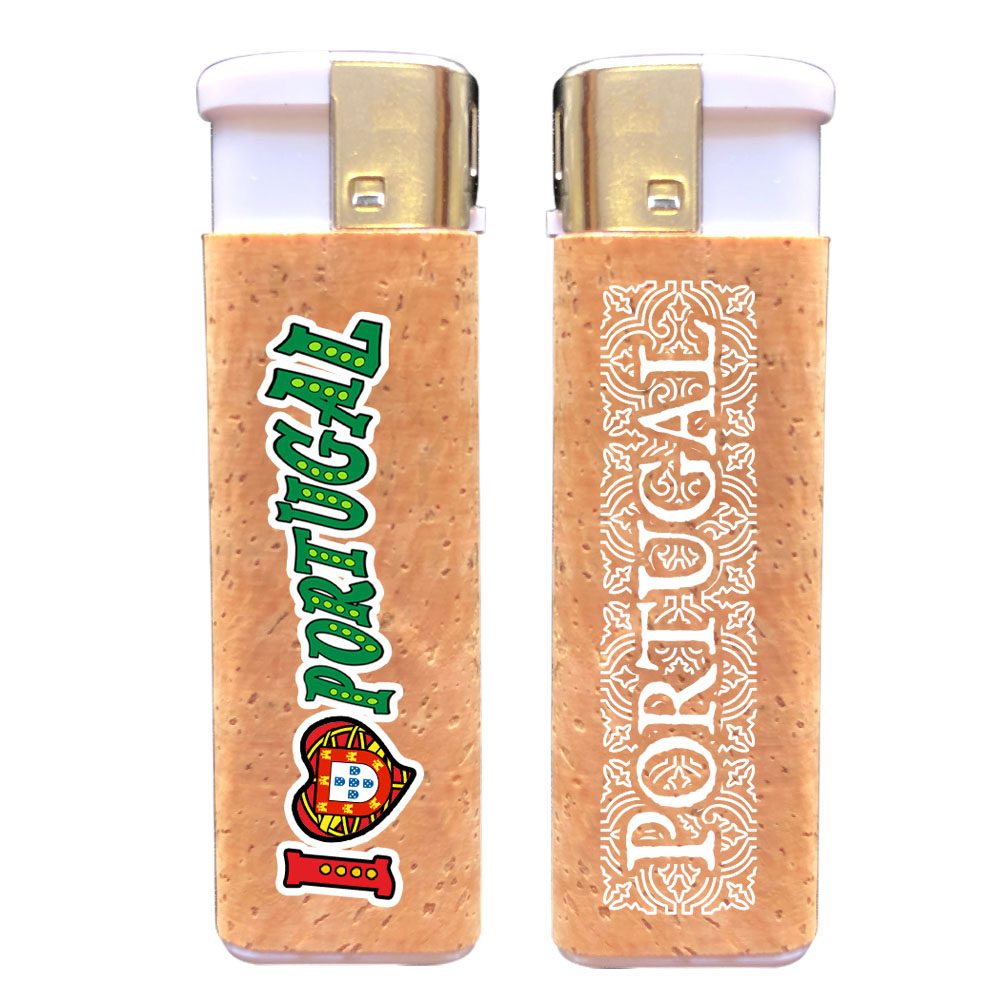 Lighter with cork