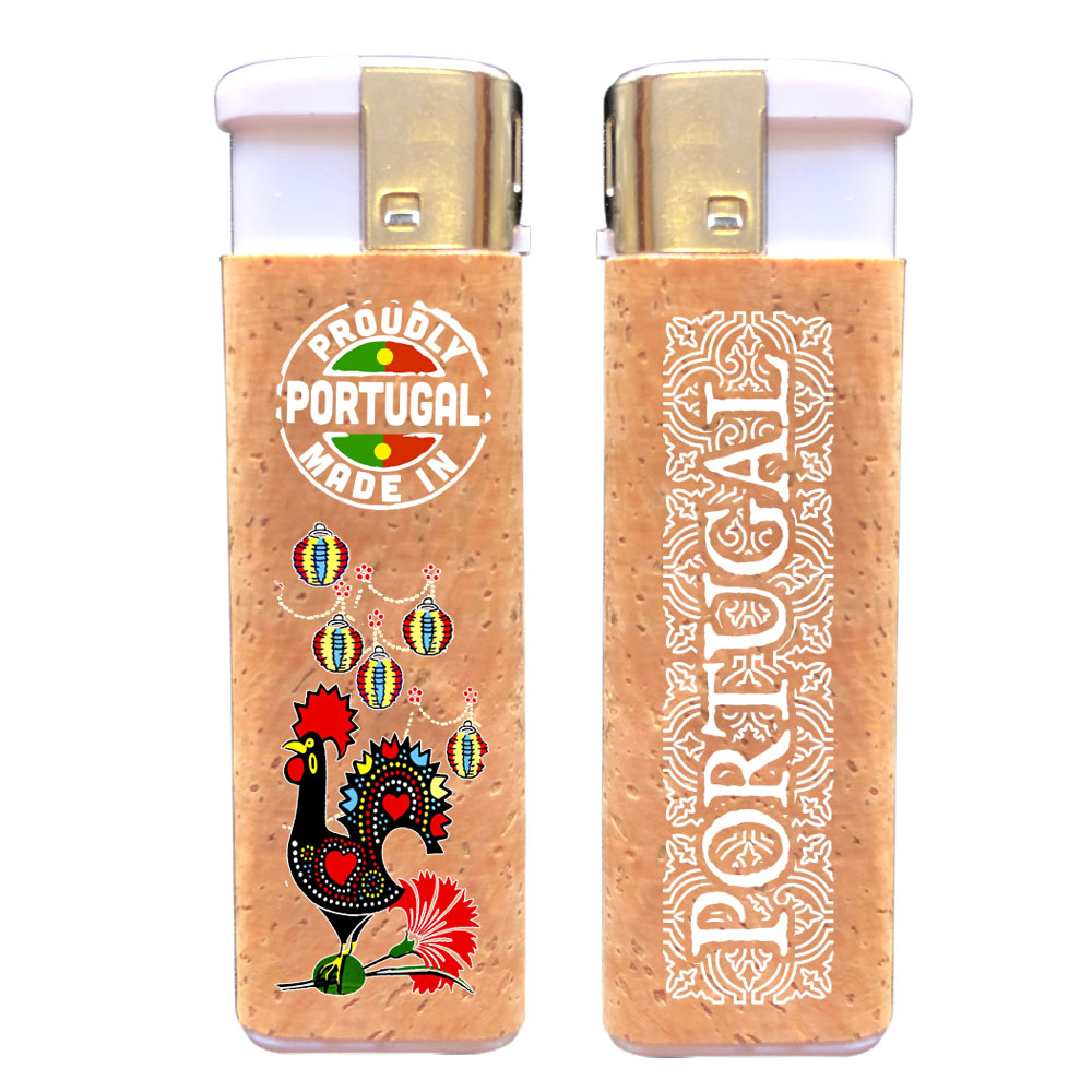 Lighter with cork