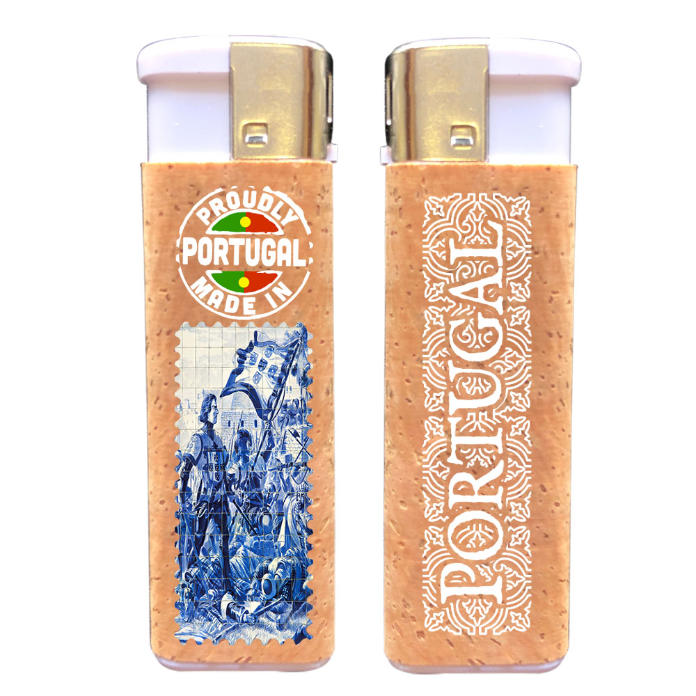 Lighter with cork