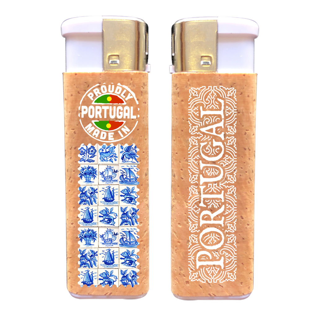 Lighter with cork
