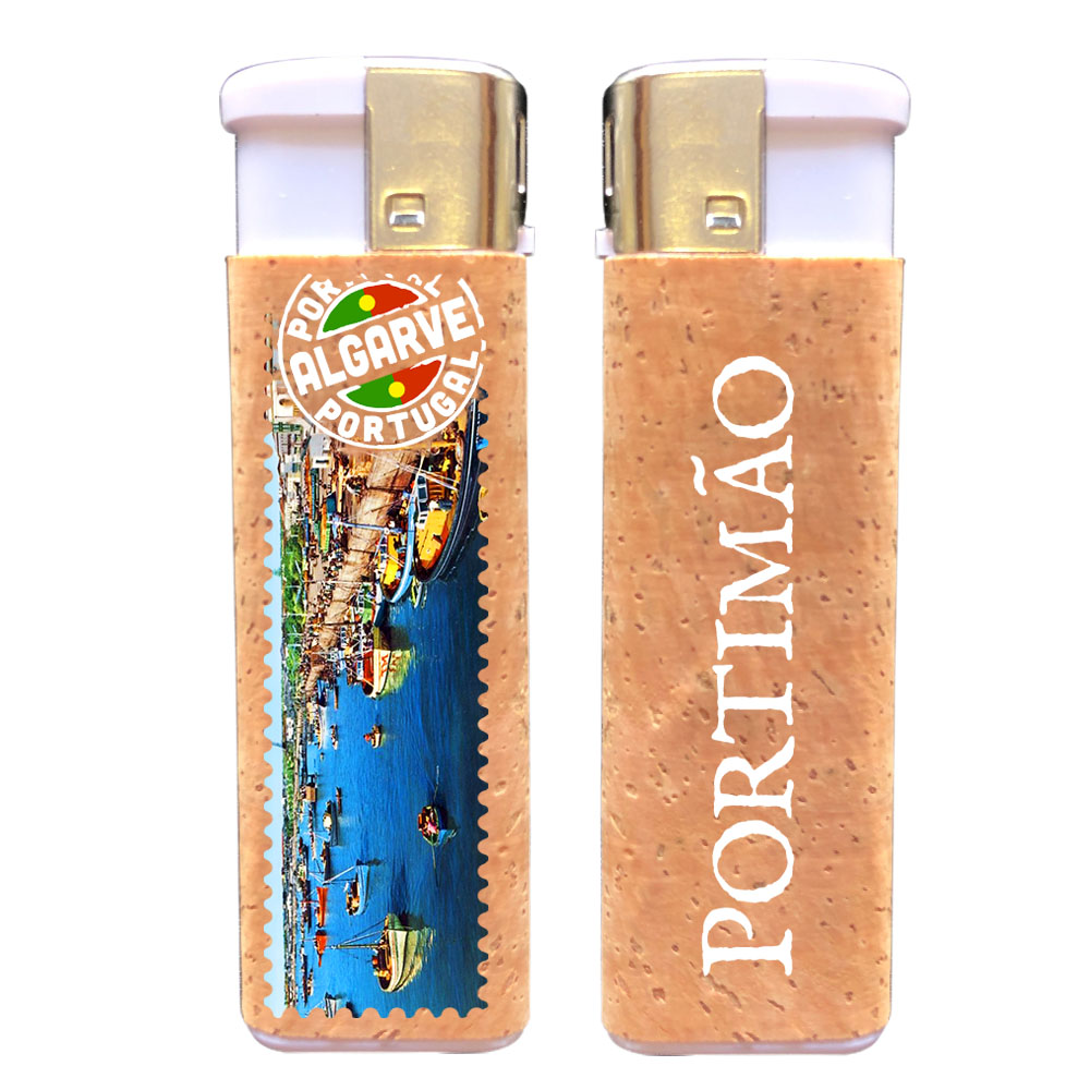 Lighter with cork