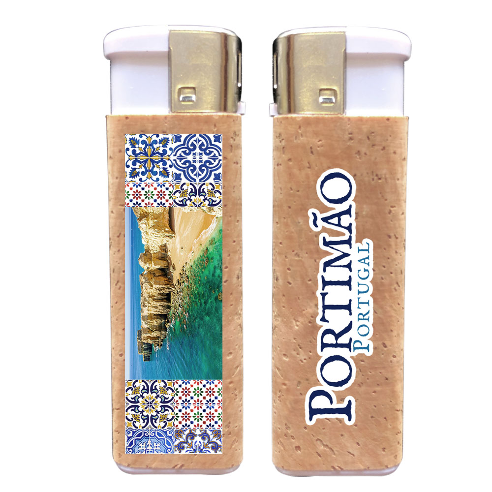 Lighter with cork