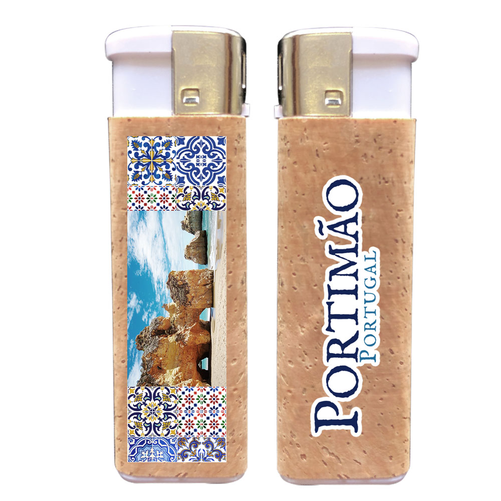 Lighter with cork