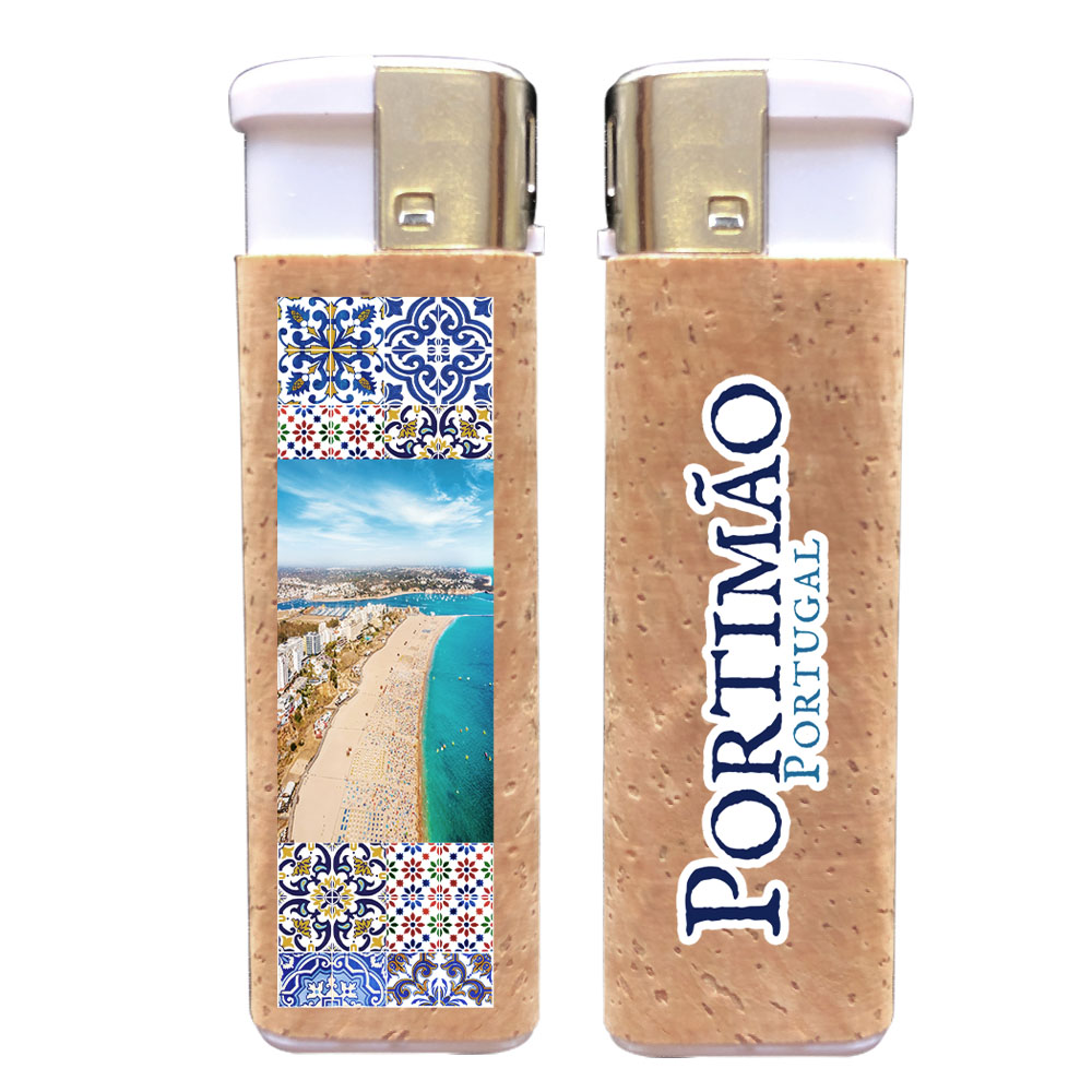 Lighter with cork