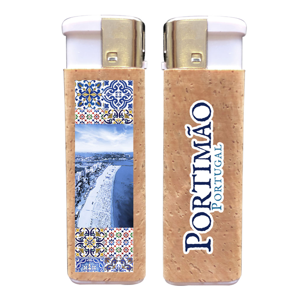 Lighter with cork