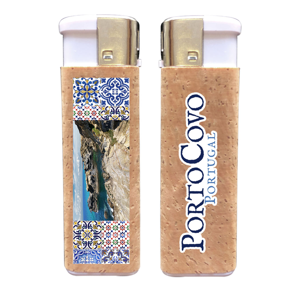 Lighter with cork