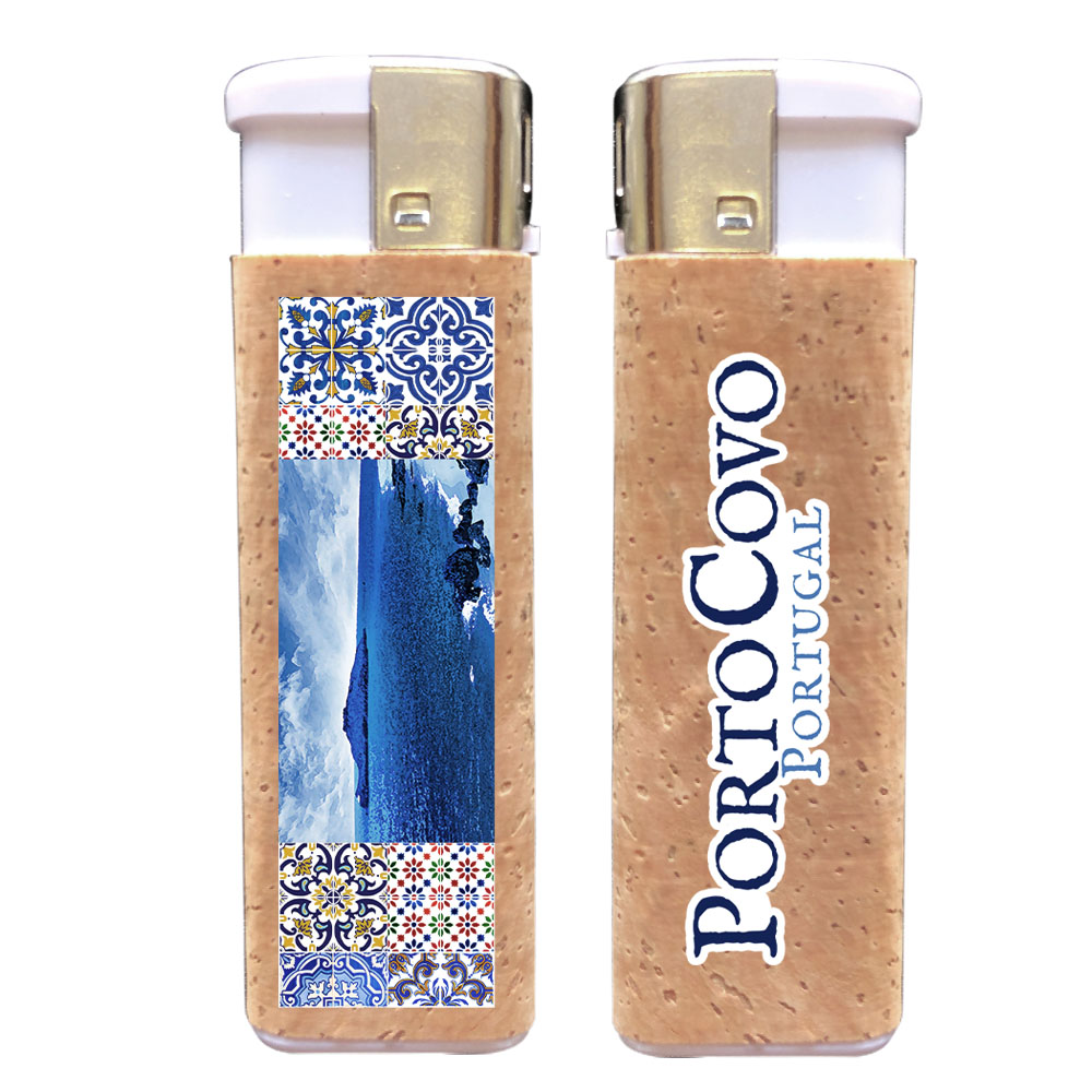 Lighter with cork