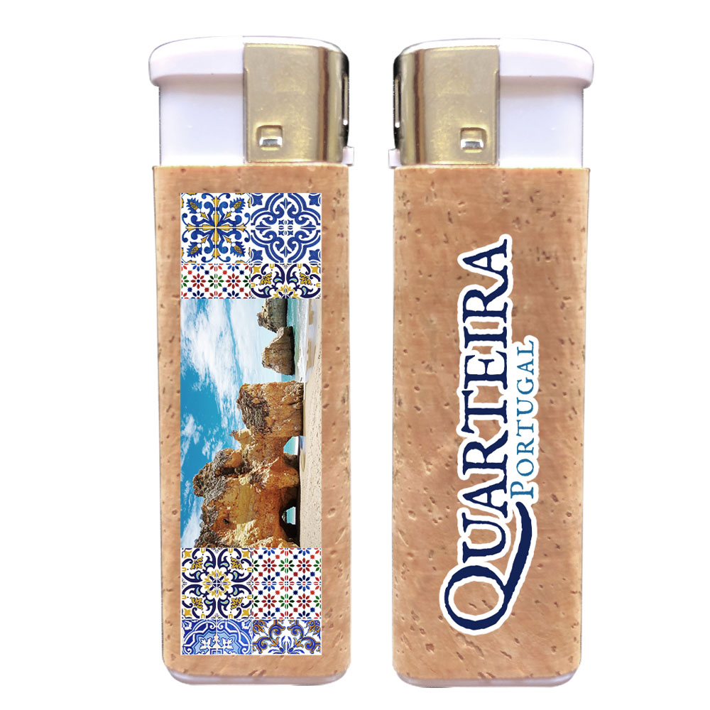 Lighter with cork