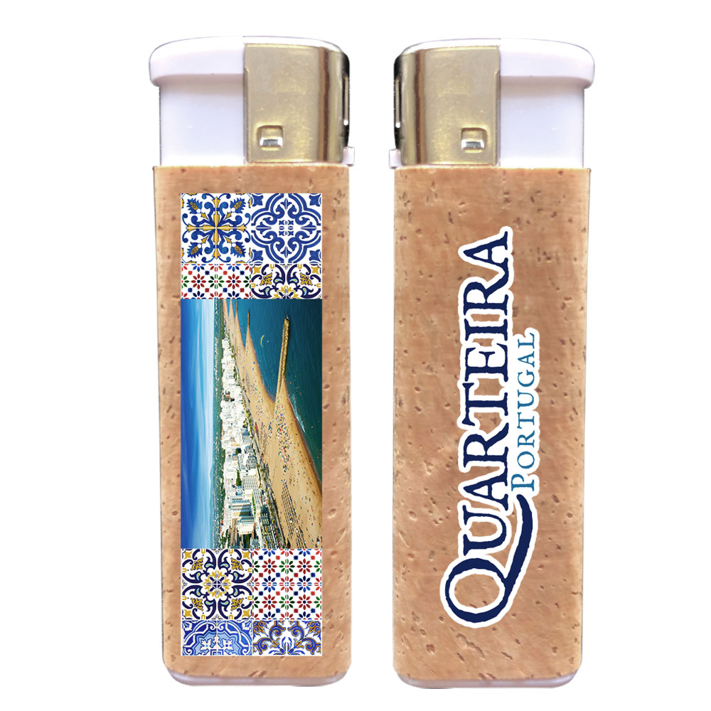 Lighter with cork