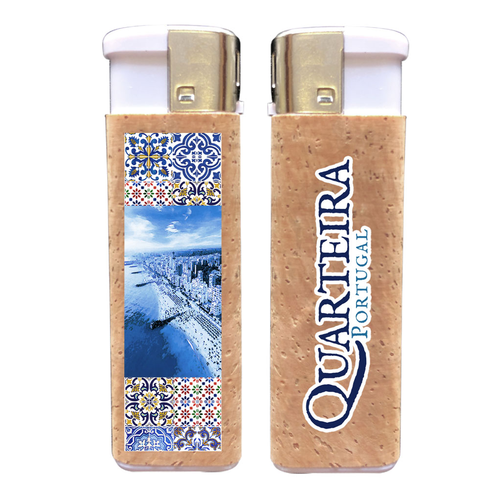 Lighter with cork