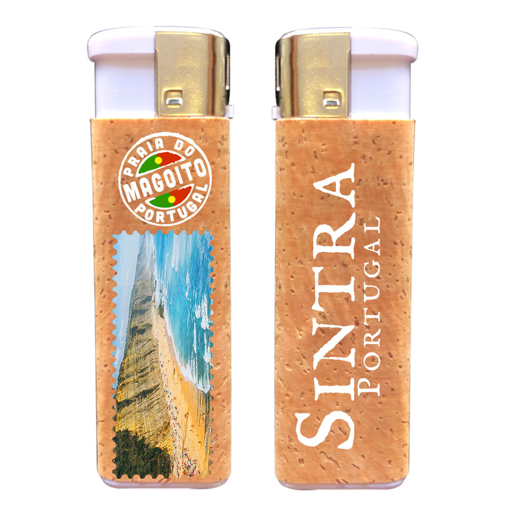 Lighter with cork