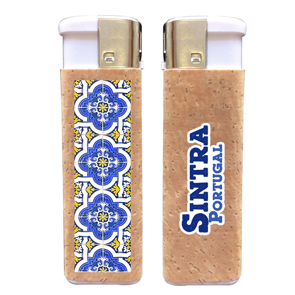 Lighter with cork