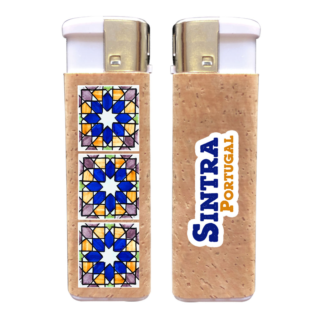 Lighter with cork