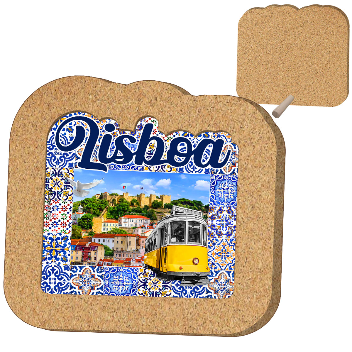 Board with Cork Frame