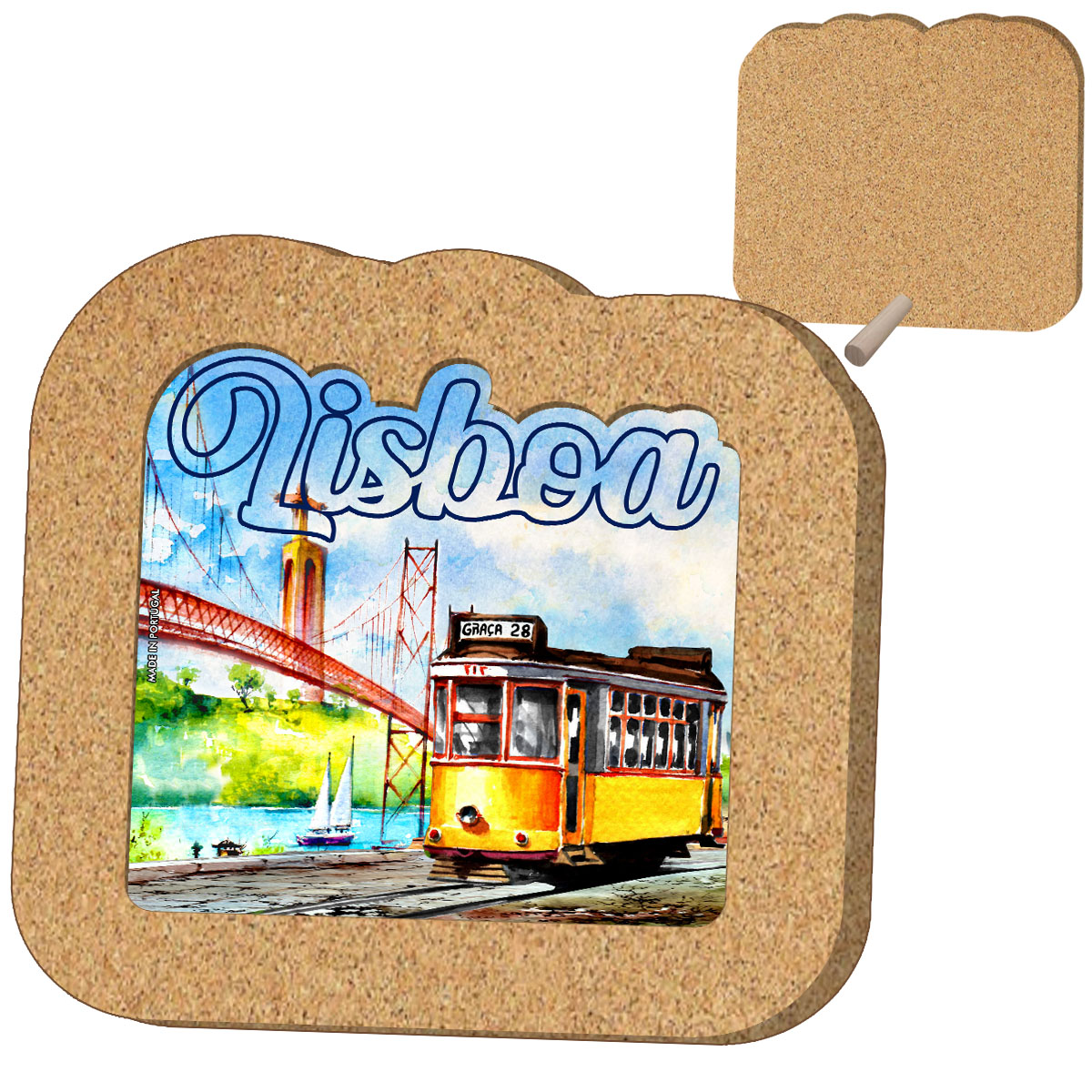 Board with Cork Frame