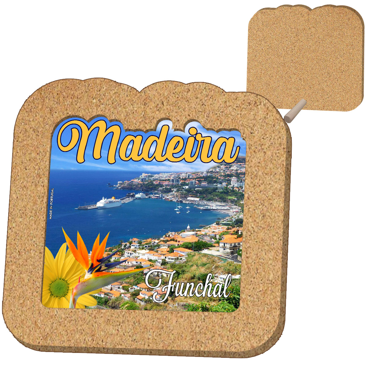 Board with Cork Frame