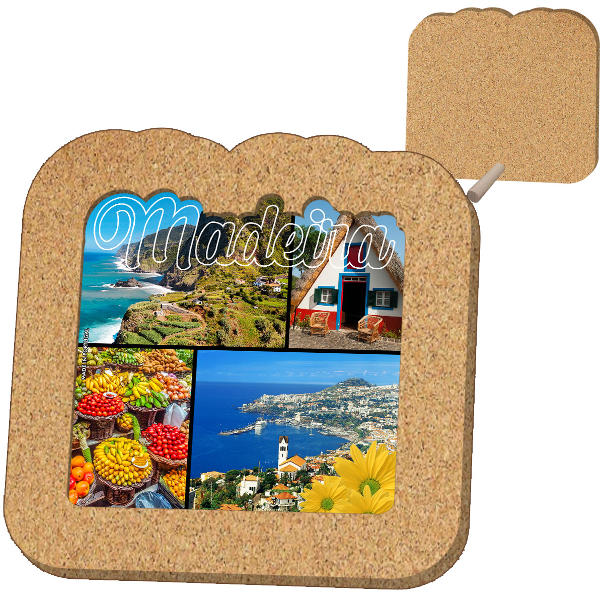 Board with Cork Frame