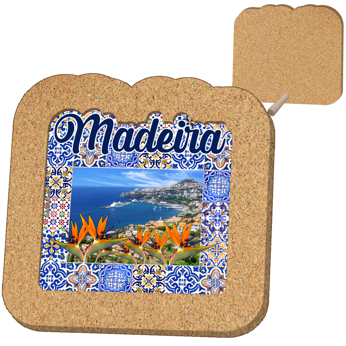 Board with Cork Frame