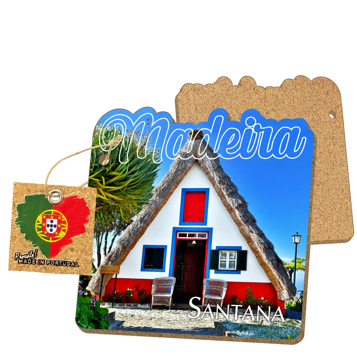 MDF coasters with cork