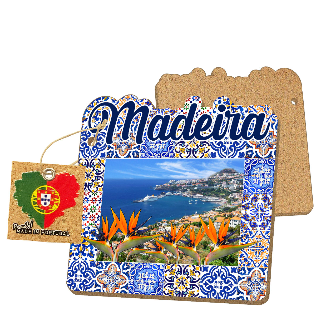 MDF coasters with cork